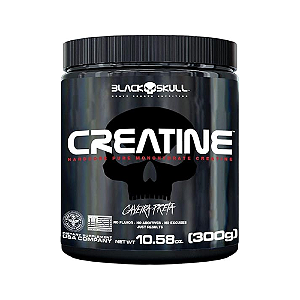 CREATINA PURA BLACK SKULL 300G