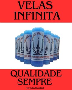 Vela Votiva ( AZUL CLARO ) kit com 12
