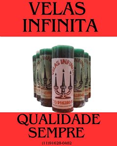 Vela Votiva (VERDE) Kit Com 12
