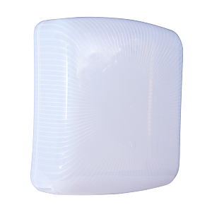 DISPENSER PAPELEIRA PARA PEPEL TOALHA INTERFOLHADO QUADRADO BRANCO/TRANSPARENTE