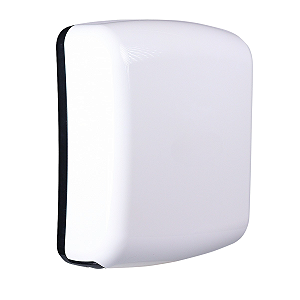 DISPENSER PAPELEIRA PARA PEPEL TOALHA INTERFOLHADO QUADRADO PRETO E BRANCO