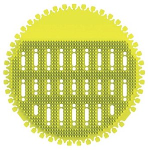 CAIXA COM 72UNIDADES DE TELAS DE MICTÓRIO LEMONEDE AMARELO BOBSON