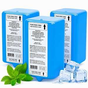 Kit 3 Bag Refil Enxaguante Antisséptico Bucal 1240ml Menta