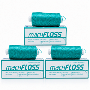 KIT 02 REFIS DE FIO DENTAL PARA DISPENSER DE 400MTS
