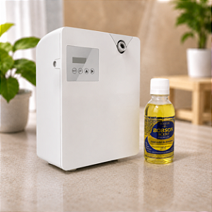NEBULIZADOR AROMÁTICO NUVEM DIGITAL AUTOMÁTICO ARO 300 ATÉ 400M³ BOBSON + 1 REFIL À ESCOLHA