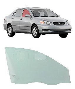 COROLLA 03..08 VIDRO PTA DIANT LD VERDE SK