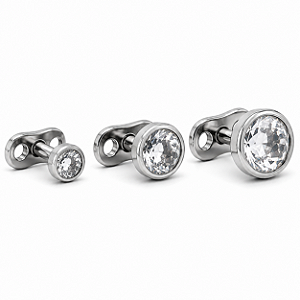 Piercing Microdermal Titânio ASTM F136 Implante 2 Furos Zircônia Dermal Anchor Hipoalergênico