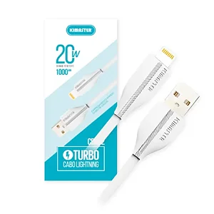 Cabo de Dados Usb Iphone 20W Kimaster  1M