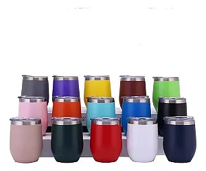Copo Térmico 360ml Com Tampa Para Bebidas Quentes E Frias