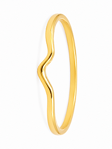 Bracelete onda- aço inoxidável