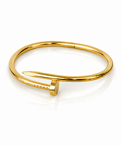 Bracelete prego - aço inoxidável