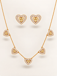 Conjunto Chocker - citrino