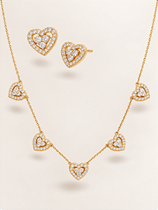 Conjunto Chocker - cristal