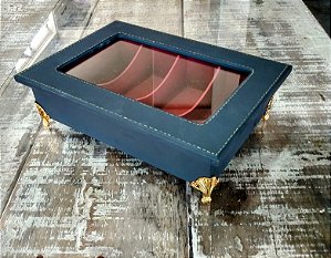 Caixa Estojo organizadora para Oculos com Divisorias MDF - Tok da Bete