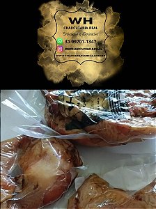 COXA E CONTRA COXA DE FRANGO DEFUMADO ARTESANAL KG