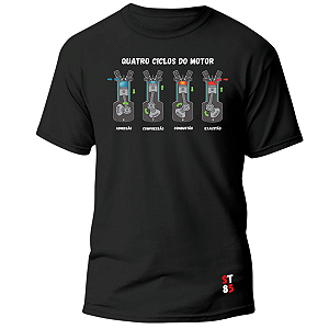 CAMISETA CICLOS DO MOTOR