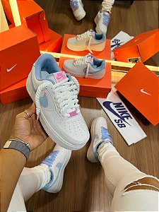 Nike AF1 Branco e Azul