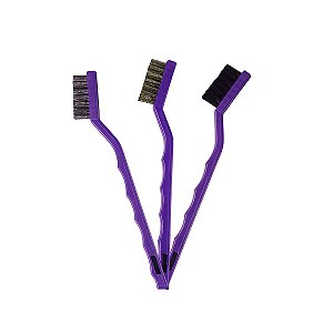 Jogo de Escovas Aço Latão Nylon - Zacs