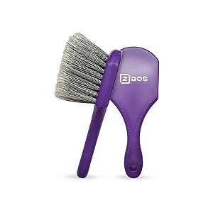 Escova para Limpeza de Rodas Cerdas Macias - Zacs