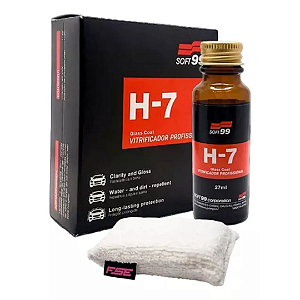 Vitrificador Profissional de Pintura H-7 27ml - Soft99