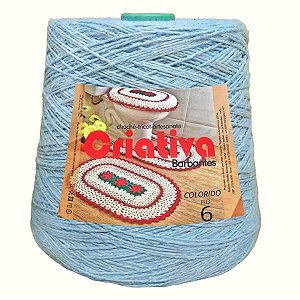 Barbante Criativa Azul Bebê 1Kg N.º 6