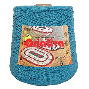 Barbante Criativa Azul Turquesa 1Kg N.º 6