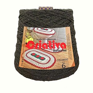 Barbante Criativa Marrom 1Kg N.º 6