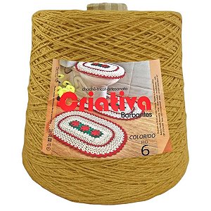 Barbante Criativa Mostarda 1Kg N.º 6