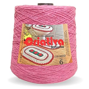 Barbante Criativa Rosa 1Kg N.º 6