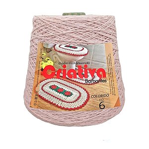 Barbante Criativa Rosa Bebê 1Kg N.º 6