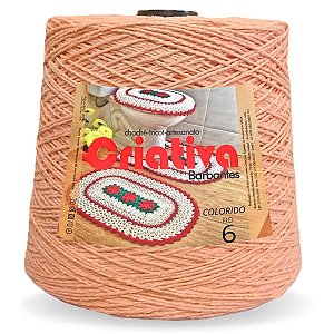 Barbante Criativa Salmão 1Kg N.º 6