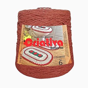 Barbante Criativa Telha 1Kg N.º 6