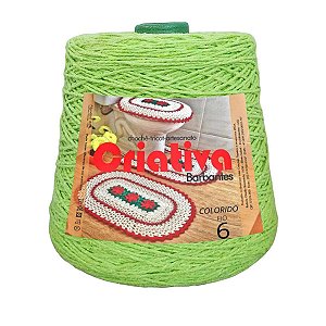 Barbante Criativa Verde Abacate 1Kg N.º 6