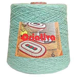 Barbante Criativa Verde Água 1Kg N.º 6