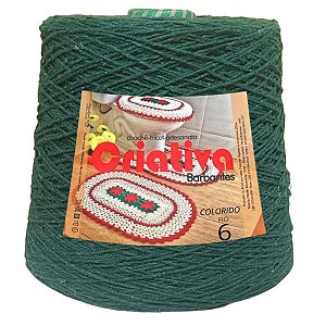 Barbante Criativa Verde Musgo 1Kg N.º 6