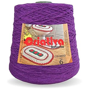Barbante Criativa Violeta Escuro 1Kg N.º 6
