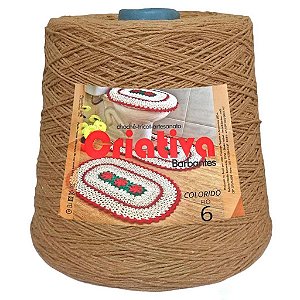 Barbante Criativa Ocre 500g N.º 6