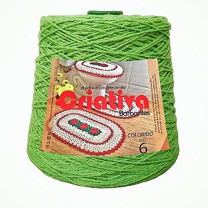 Barbante Criativa Verde Limão 500g N.º 6