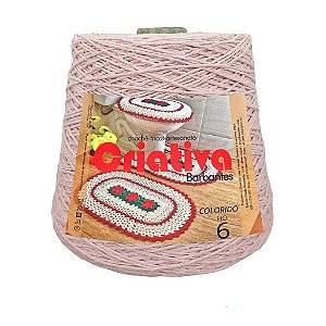 Barbante Criativa Rosa Bebê 2Kg N.º 6