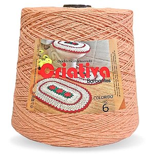 Barbante Criativa Salmão 2Kg N.º 6