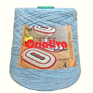Barbante Criativa Azul Bebê 500g N.º 4