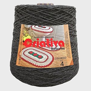 Barbante Criativa Grafite 500g N.º 4