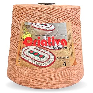 Barbante Criativa Salmão 500g N.º 4