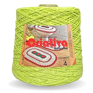 Barbante Criativa Verde Neon 500g N.º 4