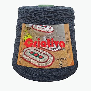 Barbante Criativa Azul Marinho 500g N.º 8