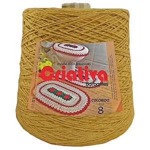 Barbante Criativa Mostarda 500g N.º 8