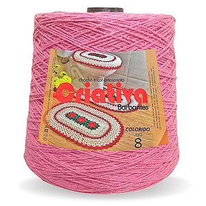 Barbante Criativa Rosa 500g N.º 8