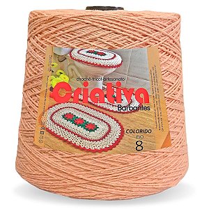 Barbante Criativa Salmão 500g N.º 8