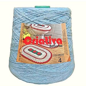 Barbante Criativa Azul Bebê 1Kg N.º 4