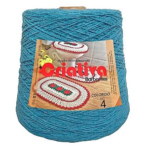 Barbante Criativa Azul Turquesa 1Kg N.º 4